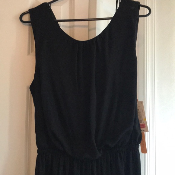 Gibson Latimer Other - NWT JUMPSUIT!!!  Black with Drape Back Detail